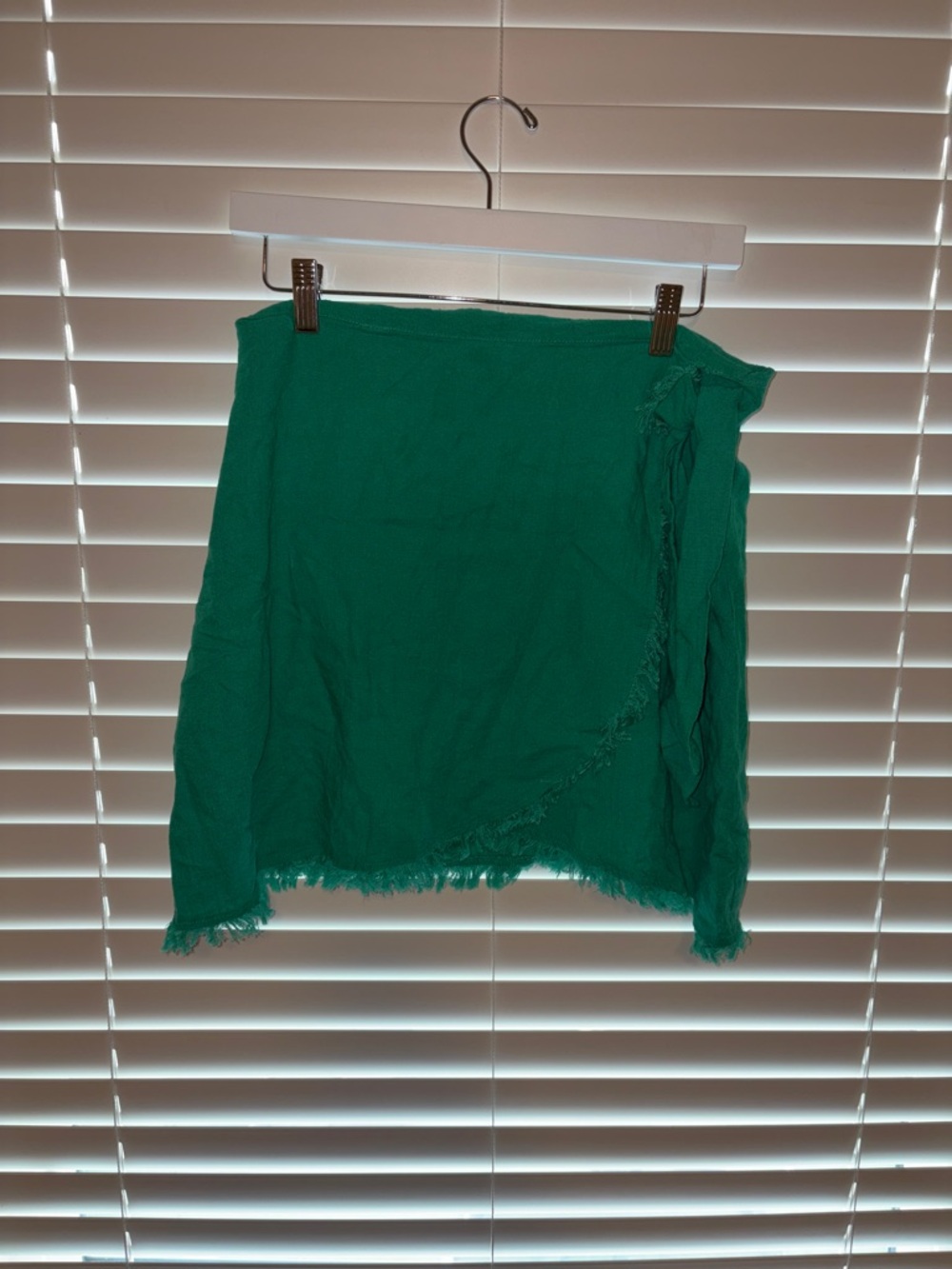 Pink lily Women's Emerald Green Wrap Skirt